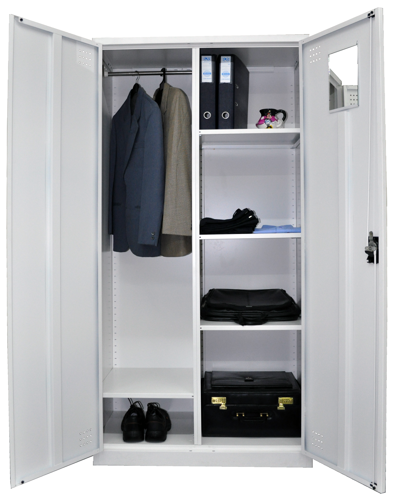 Personal Wardrobe Silver Grey Open2