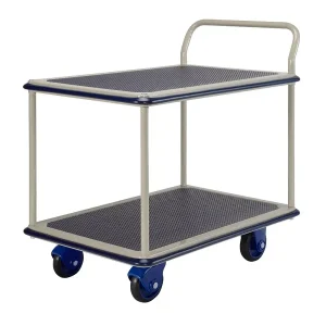 Prestar Medium Two-Tier Steel Platform Trolley