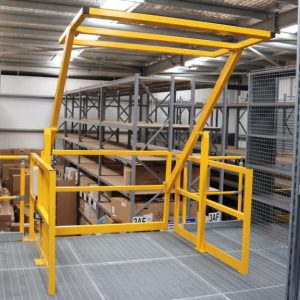 Pallet Rollover Gate - Electric (240V) - 1925W x 2300H x 1675D - Pallet 1400W x 1250D x 1800H